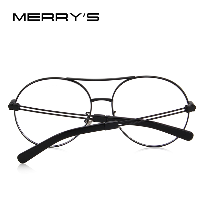 СРЕЌЕН ДИЗАЈНОТ на Мажи/Жени Мода Очила Круг Оптички Рамки за Очила S 2067