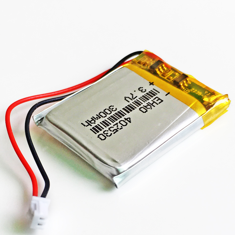 402530 со JST 1.25 mm 2pin 3.7 V 300mAh Литиум Полимер LiPo Батерија За Mp3 Камера bluetooth GPS за електронски дел
