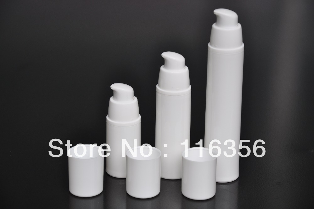 50 МЛ бело airless вакуум пумпа лосион шише користи за Козметички Пакет