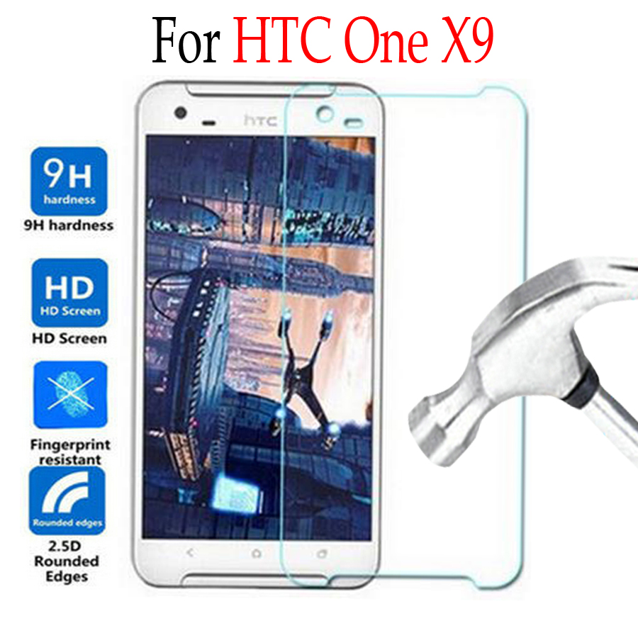 9H За HTC One X9 Калено Стакло За HTC One X9 X 9 X9u E56ML Dual Sim Телефон Екран Заштитник Покривање со Заштитен Филм