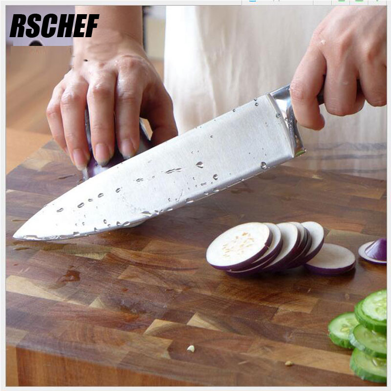 RSCHEF Висока цврстина домаќинство готвач нож од нерѓосувачки челик slicer готвач е нож