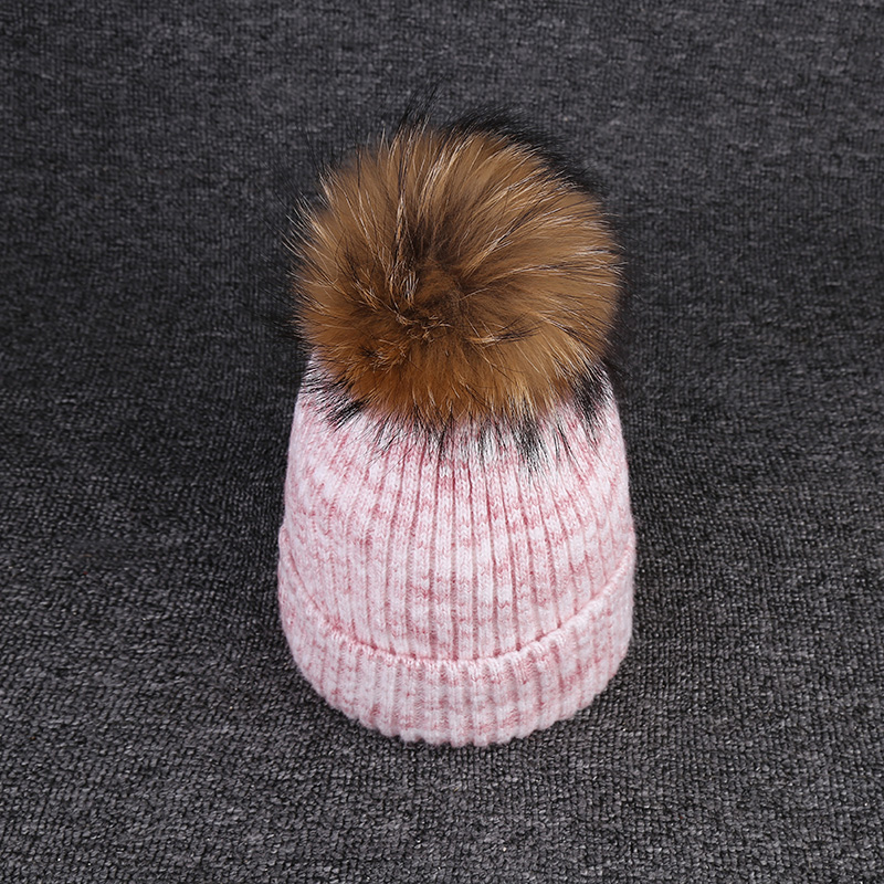 [YARBUU] Бренд пом poms зимска шапка за жените mink крзно топката капи нова мода висок квалитет плетени beanies капа