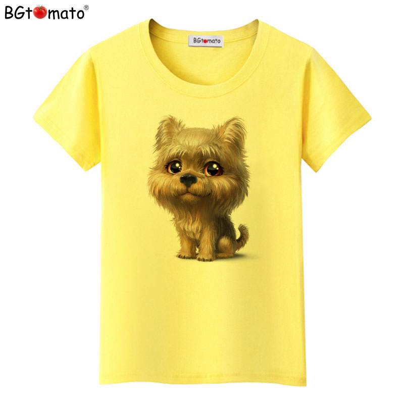 BGtomato Т кошула Прекрасна жолта мачка кошула Супер симпатична прекрасна 3d испечатени т-маица Топла продажба популарен