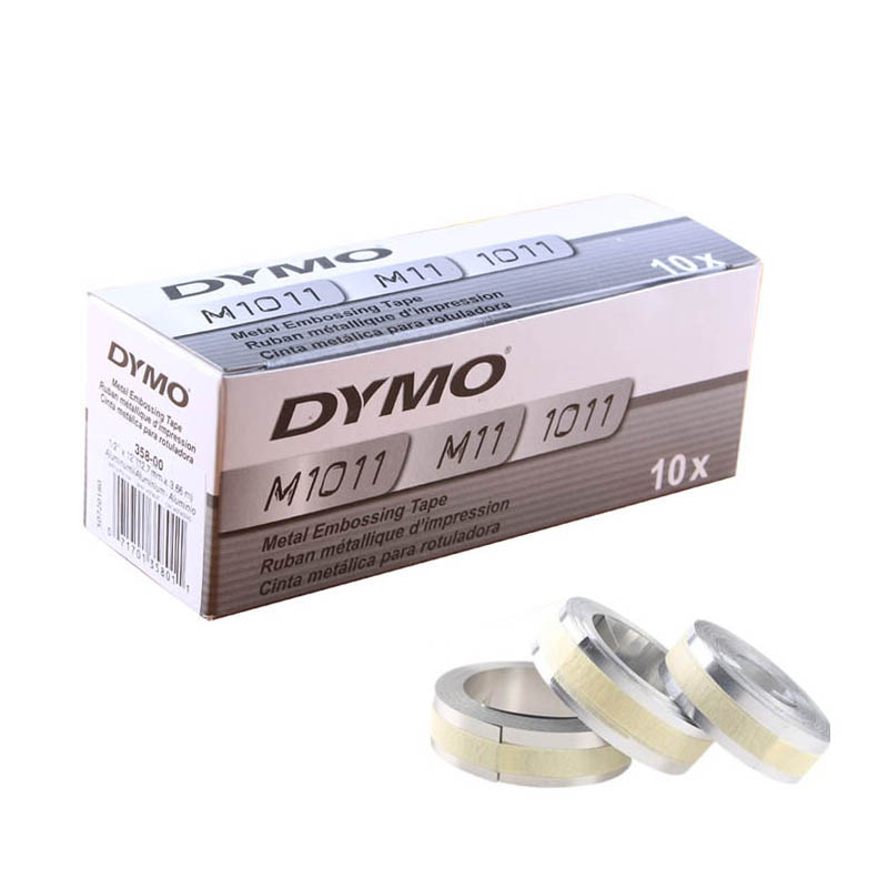 5pcs на DYMO 3D 12mm*6.4 м 32500 Метална лента за Dymo 3D печатач втиснување етикета на одлуки