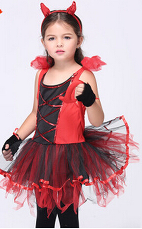 БЕСПЛАТЕН ПРЕВОЗОТ костими за ноќта на вештерките Девојка Мачка Девојка Костим деца вршење здолниште одговараат на костими Cosplay улога танц облека