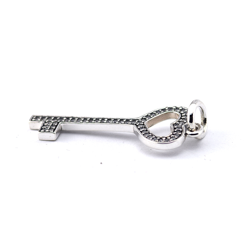 CKK 925 Sterling Silver Pendant Отклучување на Моето Срце За Жените Шарм Европски Стил Ѓердани Накит