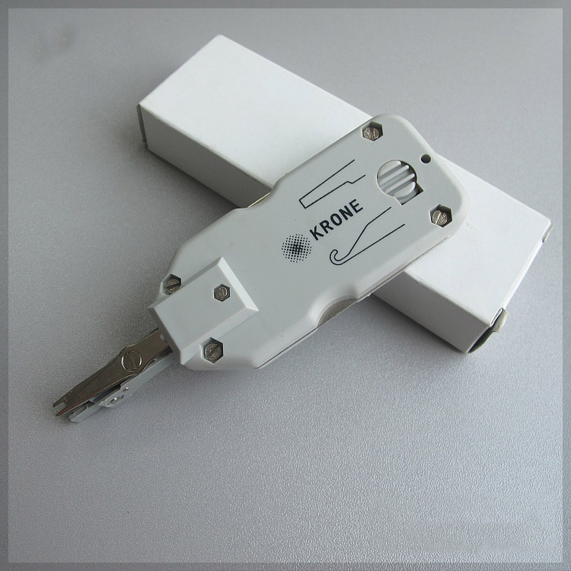 Класичен Краток krone жица машина Мрежен кабел Телефон Телеком клешти Преносни алатка Snap-In нож за AMP модул 110 Patch Panel