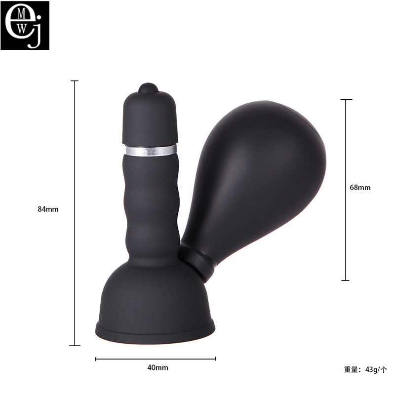 EJMW Силиконска Брадавица Пумпа Vibrators Секс Играчки За Жените Ракот на Усната Брадавица Stimulator Морон Жените Пичка