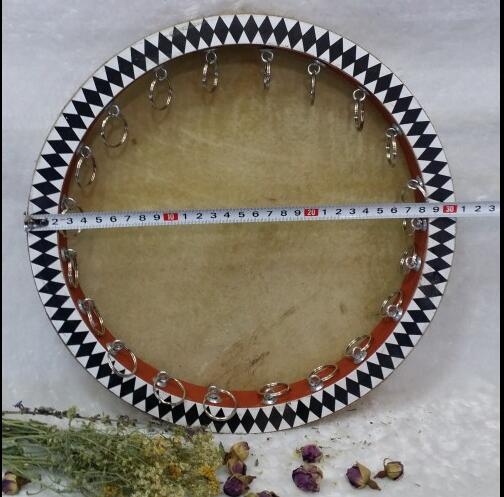 Cowhide tambourine Uygur Tajik танц тапан 30cm