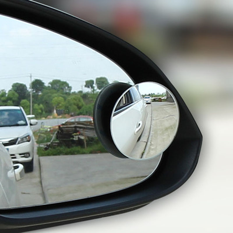 CHIZIYO 2 парчиња/Многу Автомобил Огледало Слепа Точка Огледало Широк Агол Круг Конвексни 360 степени За Паркинг на ретровизорот Дожд Сенка