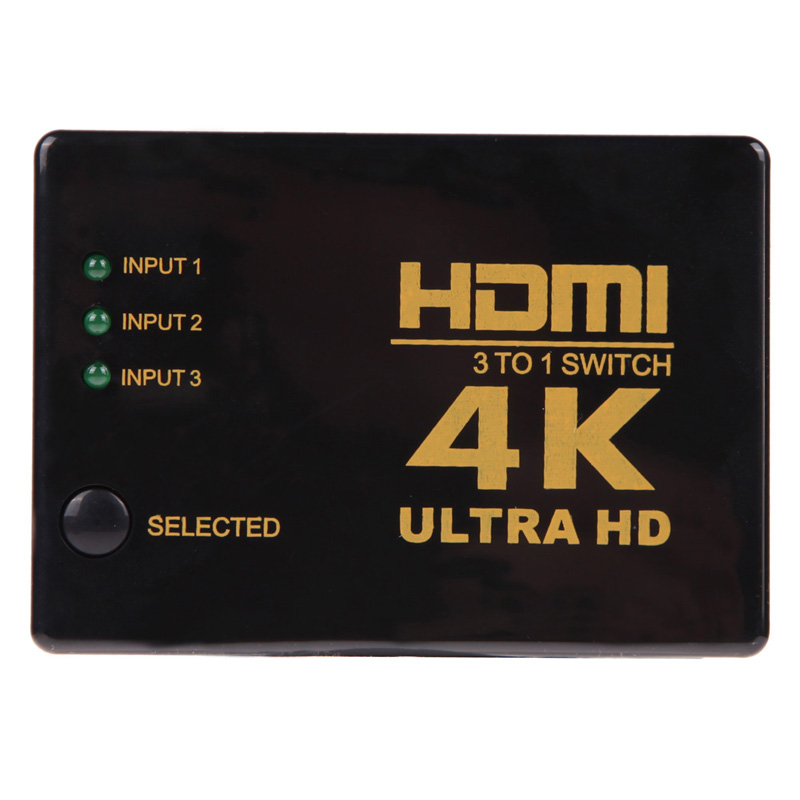 Висок Квалитет на 4K*2К 3 за внесување на 1 излез HDMI switcher HDMI Центар Splitter ТВ Switcher Ултра HD за HDTV КОМПЈУТЕР