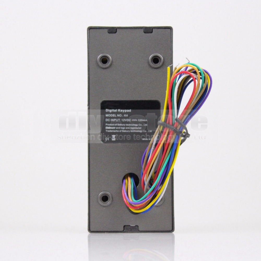 DIYSECUR K4 DIY Далечински Управувач 125KHz RFID EM Читателот Вратата за Контрола на Пристап на Системот за Полнење + Заклучување на Вратата Електронски + Копчето Излез