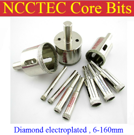 105mm 4.2 инчен Electroplated вежба битови core брзина висока дијамант ECD105 БЕСПЛАТЕН превозот | ВЛАЖНИ стакло конкретни