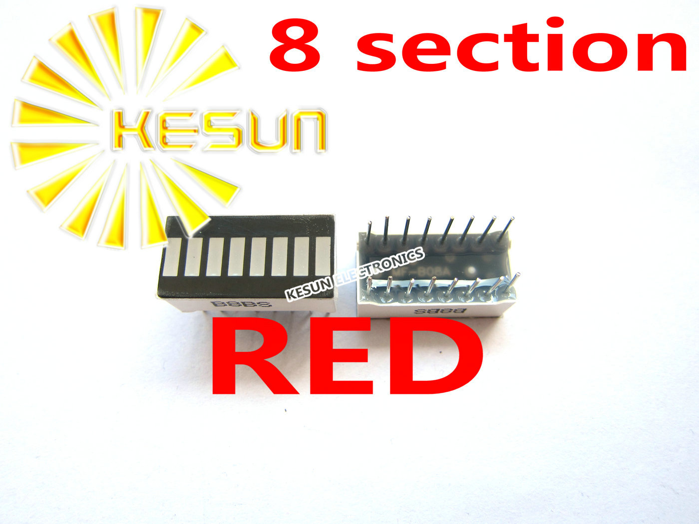 БЕСПЛАТЕН ПРЕВОЗОТ 20PCS x 8 Сегмент Црвено Дигитални Цевка LED Дисплеј Модул B8R