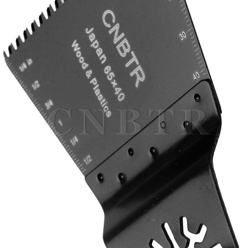 CNBTR 65x40mm Универзална Челик Осцилирачки Виде Ножот Јапонија Заб Сет од 20
