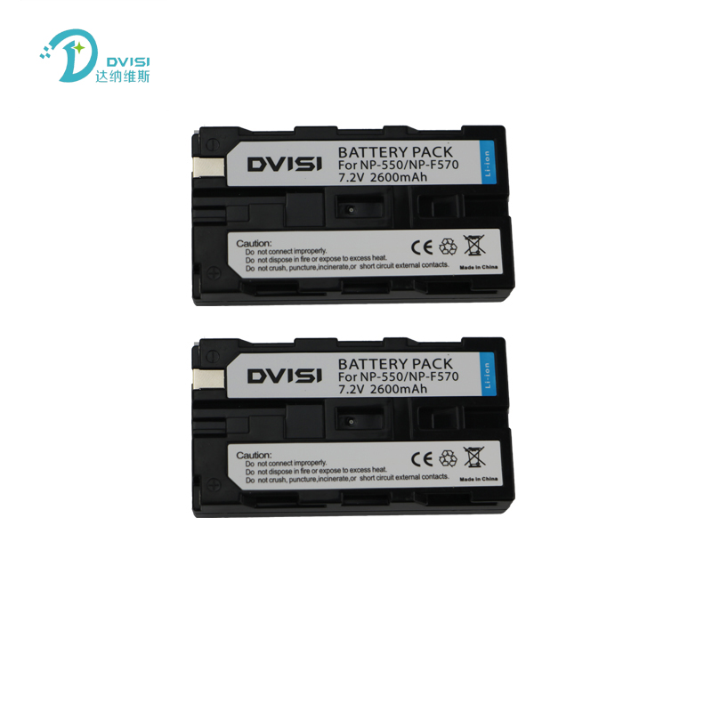 DVISI 7.2 V 2.6 Ах NP-F550 NP-F570 Камера Батеријата за Sony CCD-RV100 RV200 CCD-SC5 CCD-SC9 CCD-TR1 TR215 CCD-TR940