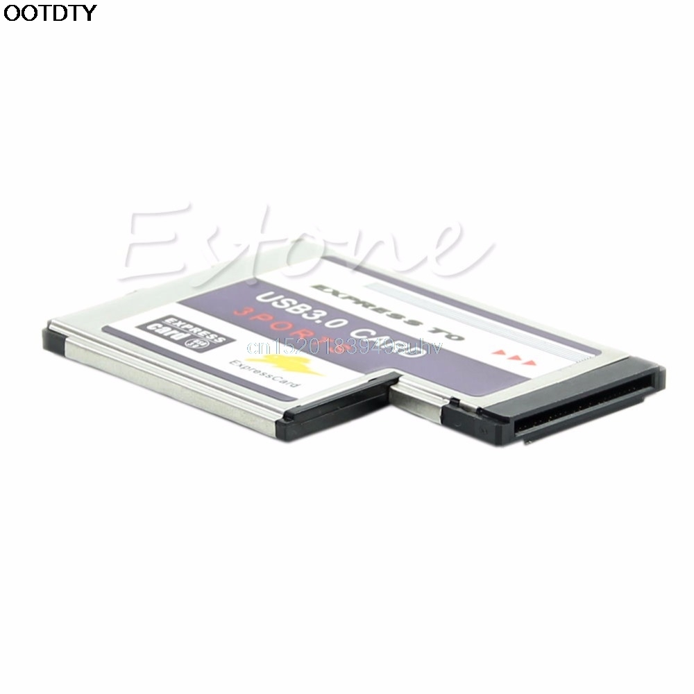 54mm Express Картичка 3 Портен USB 3.0 Адаптер Expresscard за Лаптоп FL1100 Чип