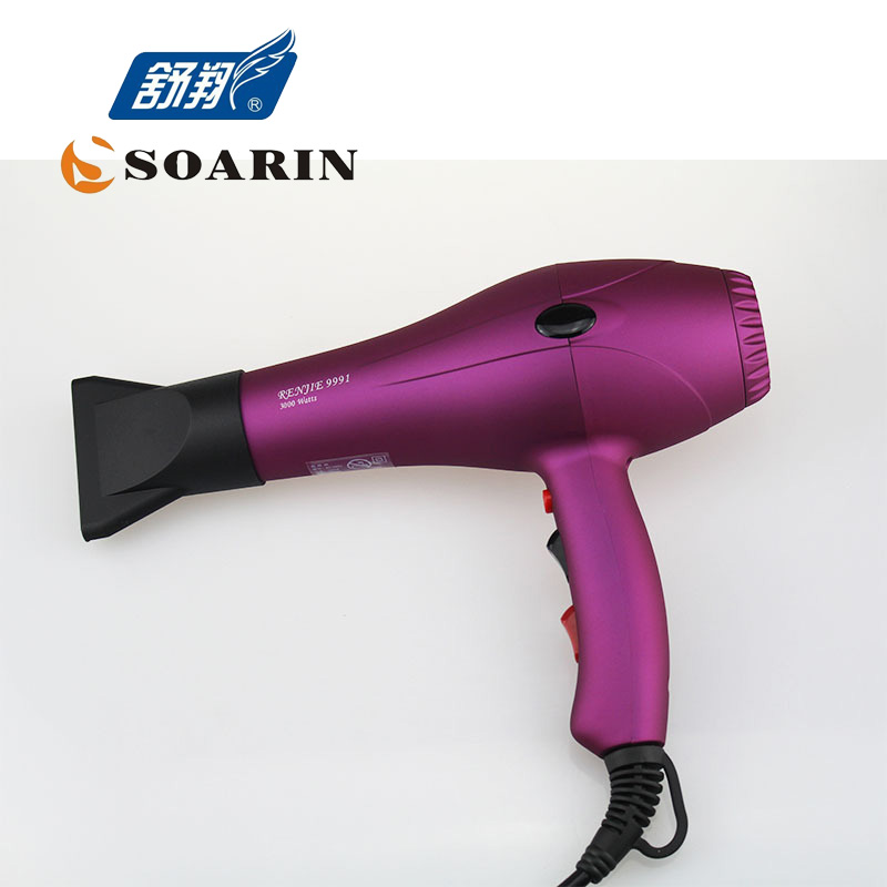 SOARIN Дома висока моќност фен пурпурна фен професионален фризер опрема за коса салон фен термостат