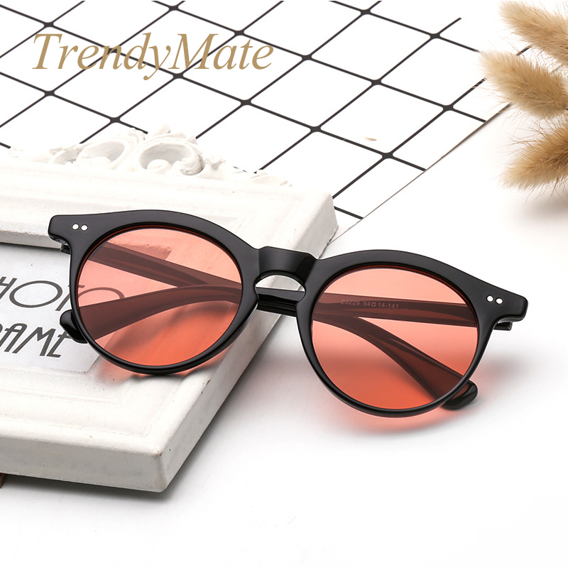 Бренд Дизајнер Елипса Форма на Повеќе Боја Рефлексивни очила за сонце Жените Гроздобер Клучалката Огледало Очила Oculos