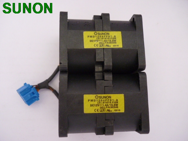 Sunon PMD1204PPB1-А 4056 12V 1.4 А 16.8 w За PowerEdge 1435, 1950 серверот axial Вентилаторот за Ладење