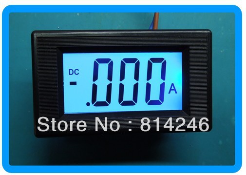 Бесплатен превозот,YB5135D три полу-LCD DC дигитални ammeter DC100A + 100A 75mV Шант