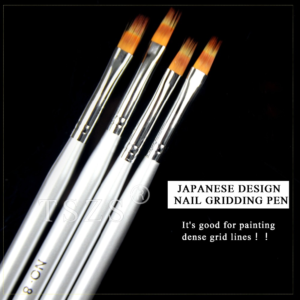 2 парчиња/многу Јапонски дизајн помине уметност gridding пенкало за сликарство густа мрежа линија