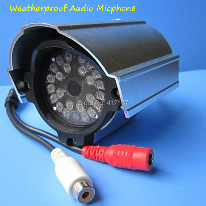 Системи за видео надзор Надзор Отворено Водоотпорен Метал Full HD Аудио Следење Микрофон Микрофон Звук Глас Пикап за