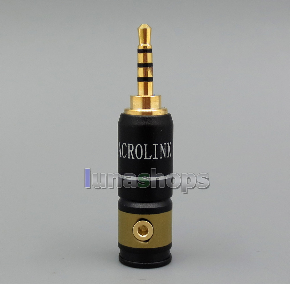 Acorlink 2,5 mm 4poles TRRS Машки Plug DIY адаптер За Astell & Kern AK380 AK240 AK100i II AK70 ali007 LN005558