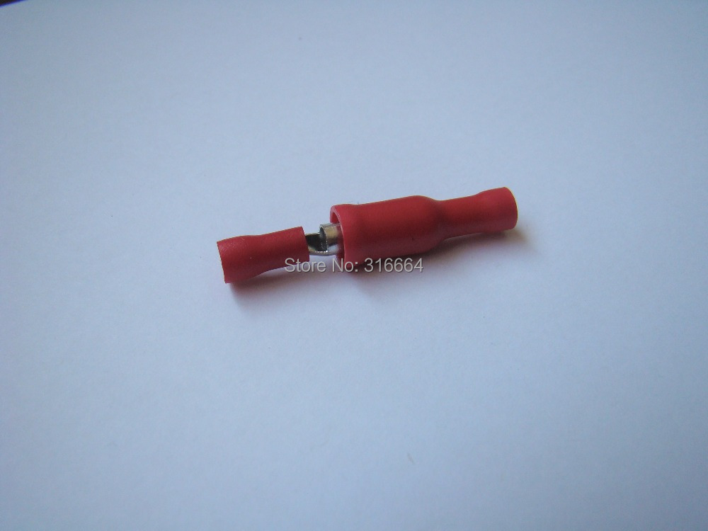 100PCS 1-156 Црвено Куршум Конектор Изолирани Crimp Терминали за Електрични & Аудио Жици