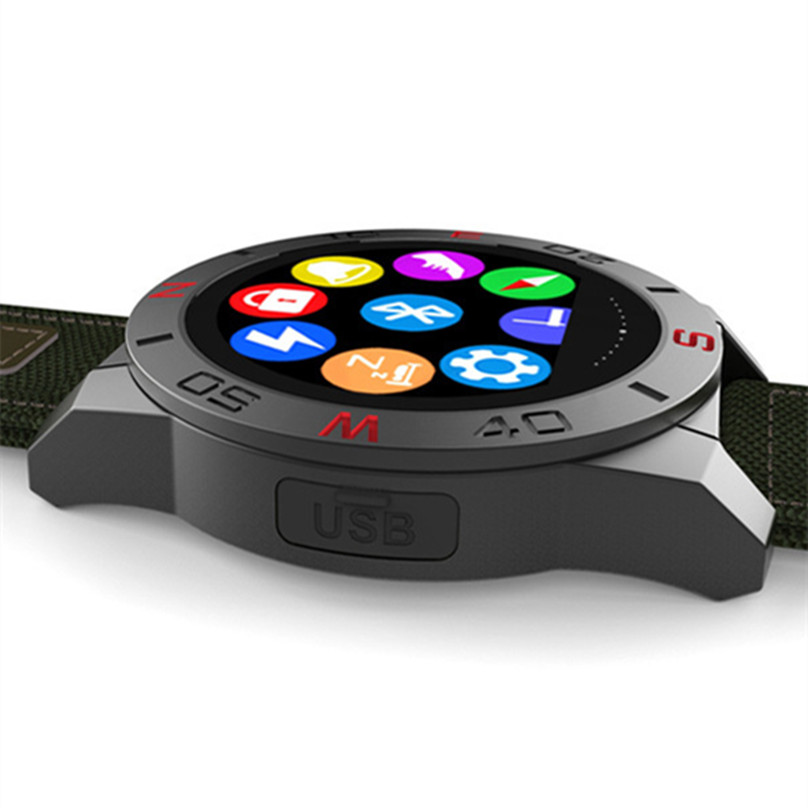 Smart Watch 1.3 Инчен Круг Екран Поддршка на отчукувањата на Срцето Следи Pedometer Фитнес Часовникот Bluetooth водоотпорен