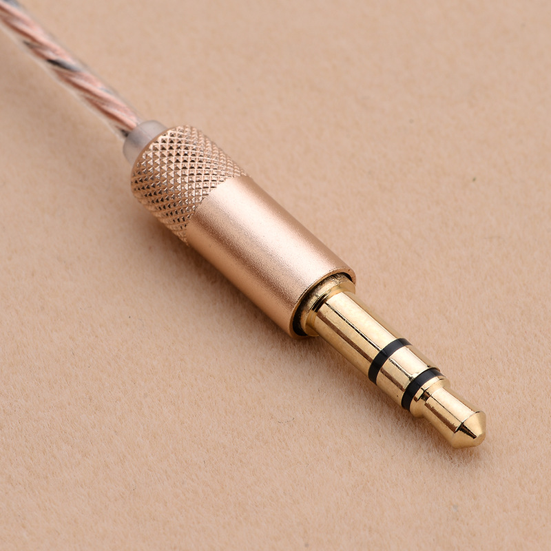 DIY Слушалки кабел 3,5 мм 5N еден кристално бакар кабел Насоки аудио Слушалка Одржување Жица за слушалки