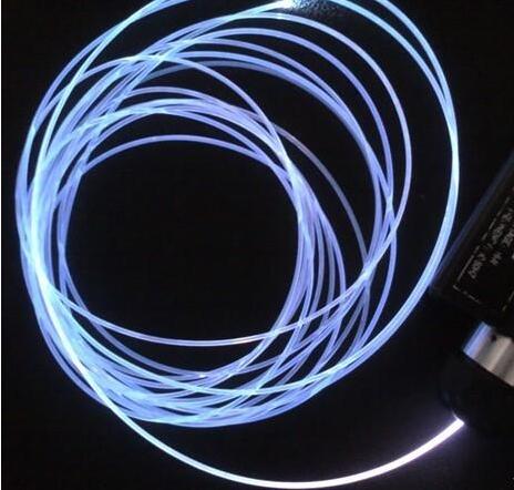 3мм Цврсто Јадро Sideglow Оптички Влакна Светлина Кабел за Внатрешни работи Апликација 50m/многу
