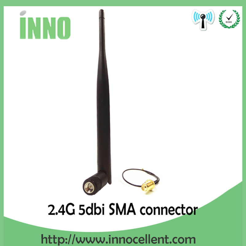 2.4 GHz 5dBi Антената на Безжичниот SMA-Машки за PCI Картичка USB Wifi Бустер + 21cm RP SMA Џек да се ufl./ IPX 1.13 Pigtail Кабел