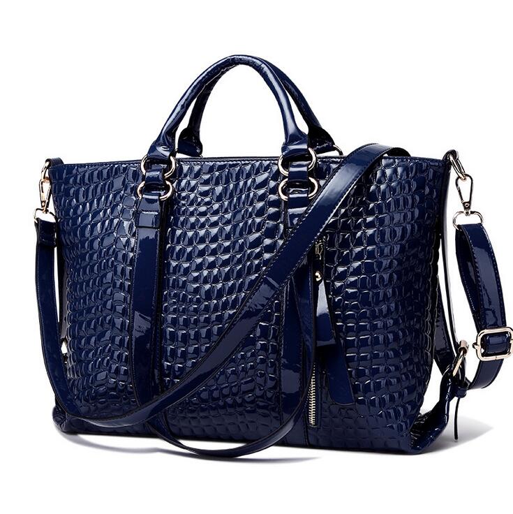 Нова чанта Европската мода чанта крокодил жито пакети Една торба слободно склони торба