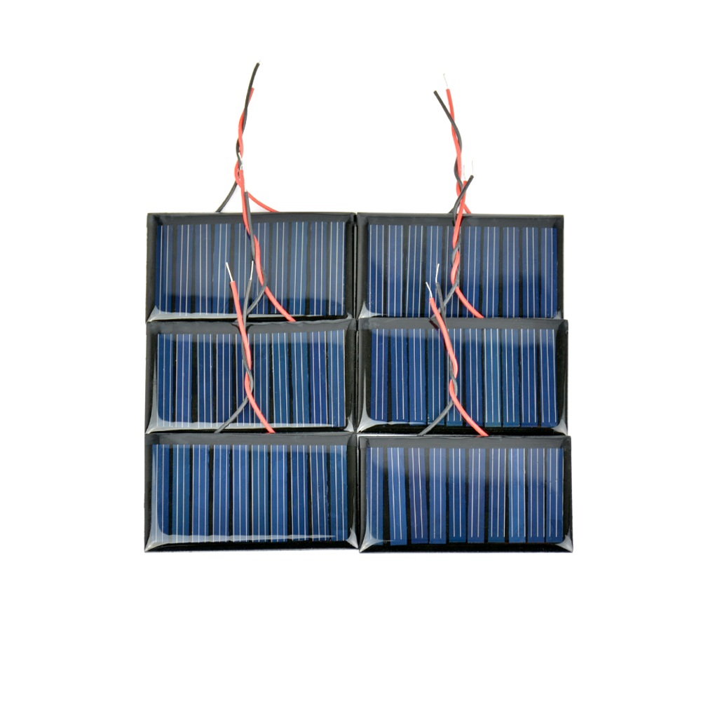 Aoshike 10Pcs Соларни Панели Соларна Енергија од Батеријата Полнење Solars DIY Електрични Играчка Материјали Photovolta Полначот 5V30mA 53x30MM