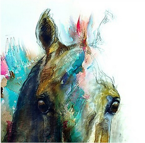 Професионален уметник дивиот свет Ѕид Уметност Рака Насликани коњ животинско Масло Слика на Платно Дома Декор Слика За дневна соба