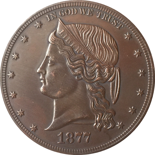 1877 година сад $1 Долар монети КОПИЈА БЕСПЛАТЕН ПРЕВОЗОТ