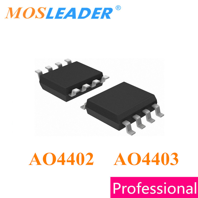 Mosleader 100PCS SOP8 AO4402 AO4403 4402 4403 Висок квалитет