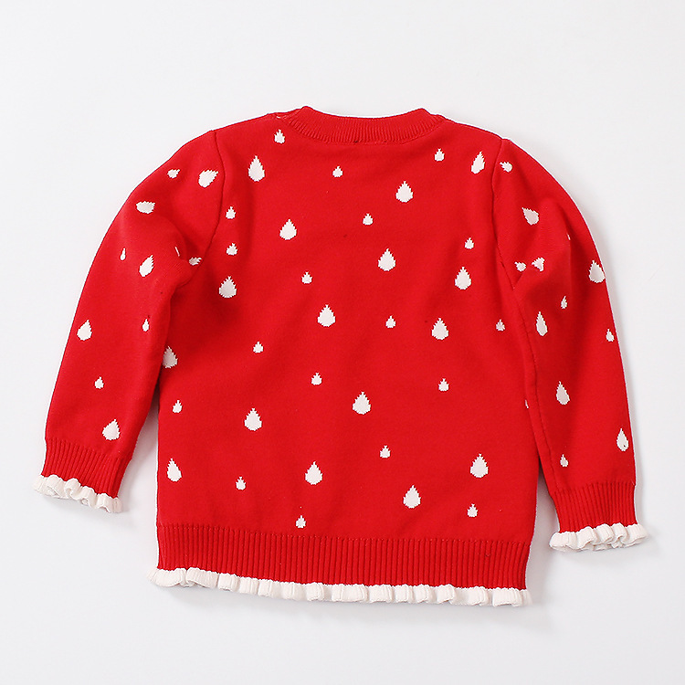 Децата девојки џемпери есен Џемпер за девојка деца божиќ Плетење облека зима Облека Кошули Божиќ бебе pullover
