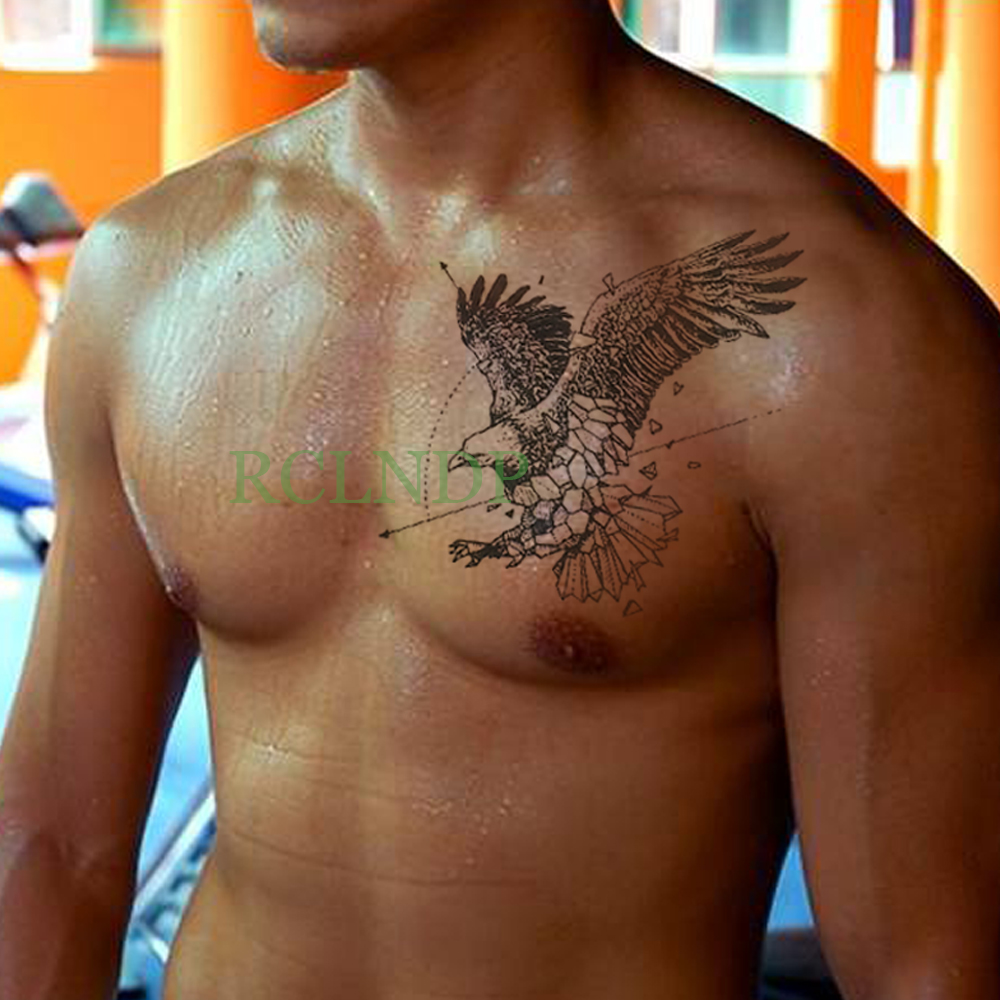 Водоотпорен Привремена Тетоважа Налепница јастреб tatto налепници флеш tatoo лажни тетоважи за мажи