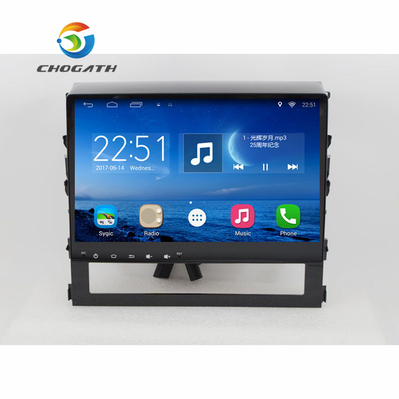 ChoGath 10.2 Инчен Android 6.1.1 GPS Навигација за Toyota Land Cruiser LC200 2015- со Екран на Допир DVR WiFi, Bluetooth