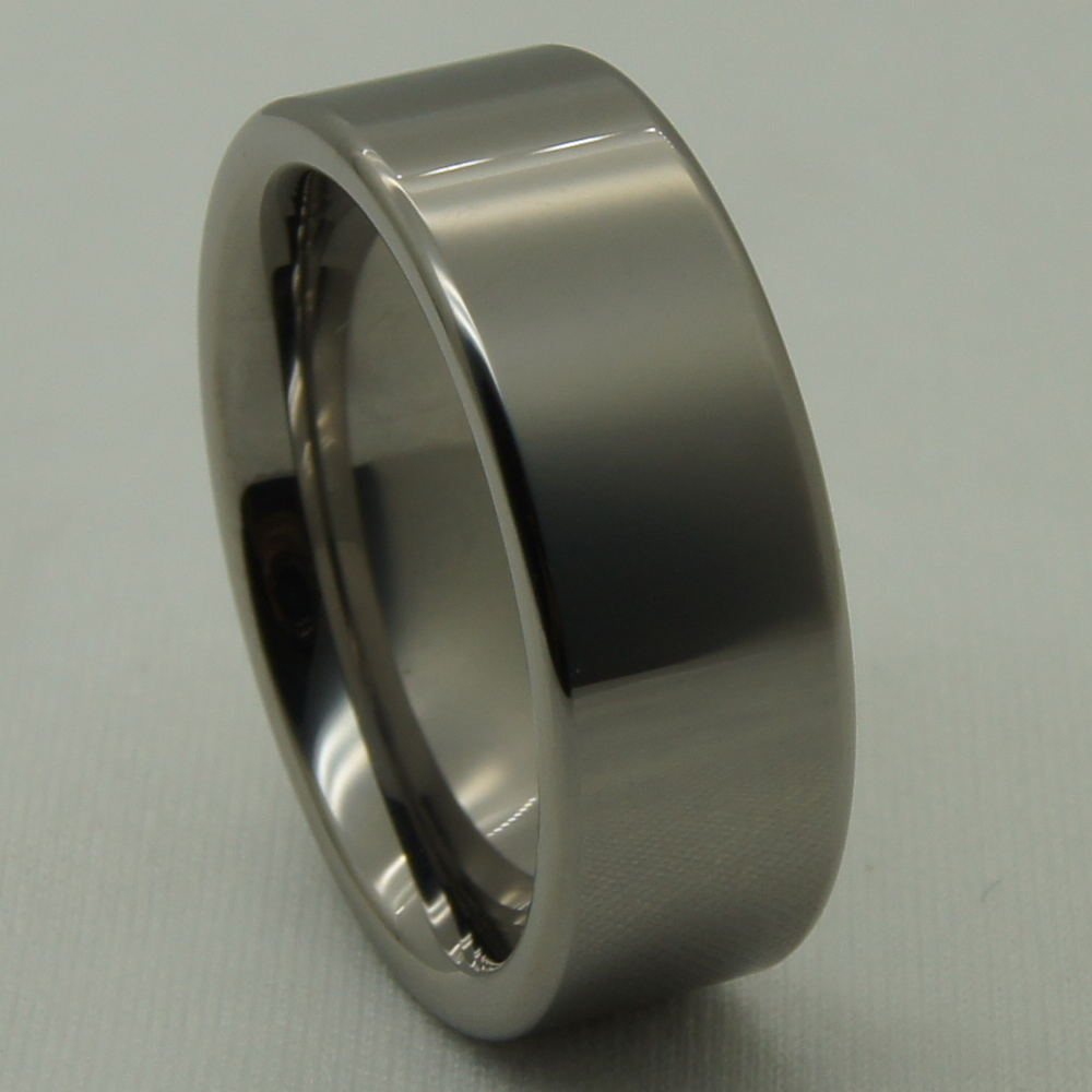 8мм цевка намалување на hi-tech нула доказ свадба волфрам прстен 1pc