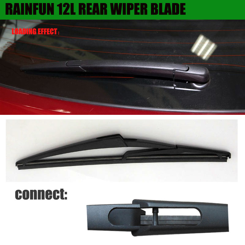 RAINFUN 12L1 посветен автомобил задните wiper ножот за PEUGEOT 308 SW(08-11) 12 Инчен задните wiper за PEUGEOT 308SW