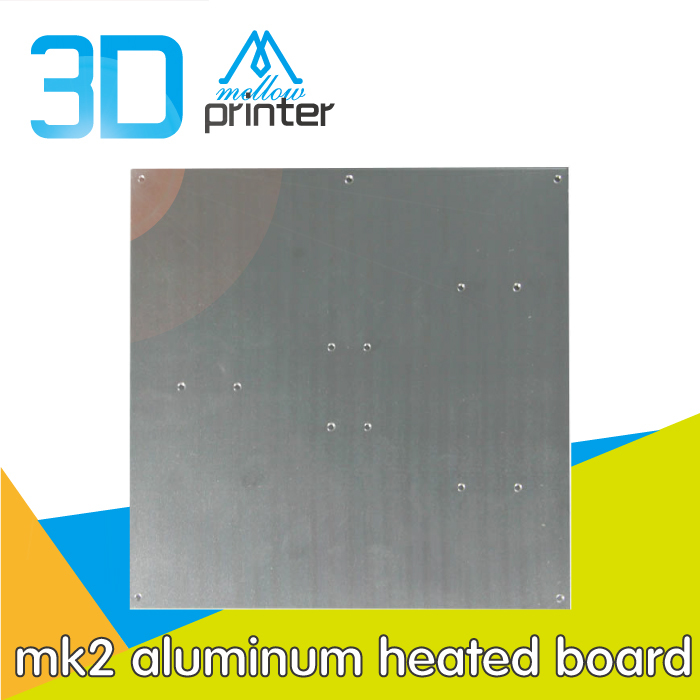 3d печатач reprap mk2 алуминиум загрева одбор алуминиум топлина плоча за мерење 220*220*2mm
