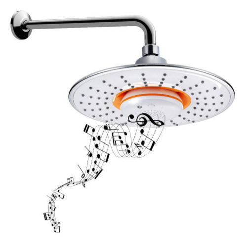 Круг Bluetooth Музички Showerhead Hands-free Call Туш Музика Водоотпорен Звучник Showerhead