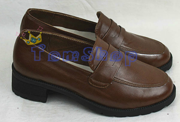 Трговија на големо Noragami Iki Hiyori Cosplay Чевли Custom Size Средно Училиште Девојка Ретро Кожени чевли Бесплатен