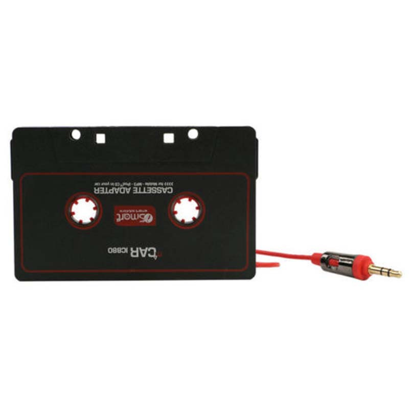 Нова Аудио Касета Адаптер 3,5 мм Џек Plug Црн Автомобил Стерео Аудио Касета Адаптер 110cm За IPhone, IPod MP3 CD Плеер