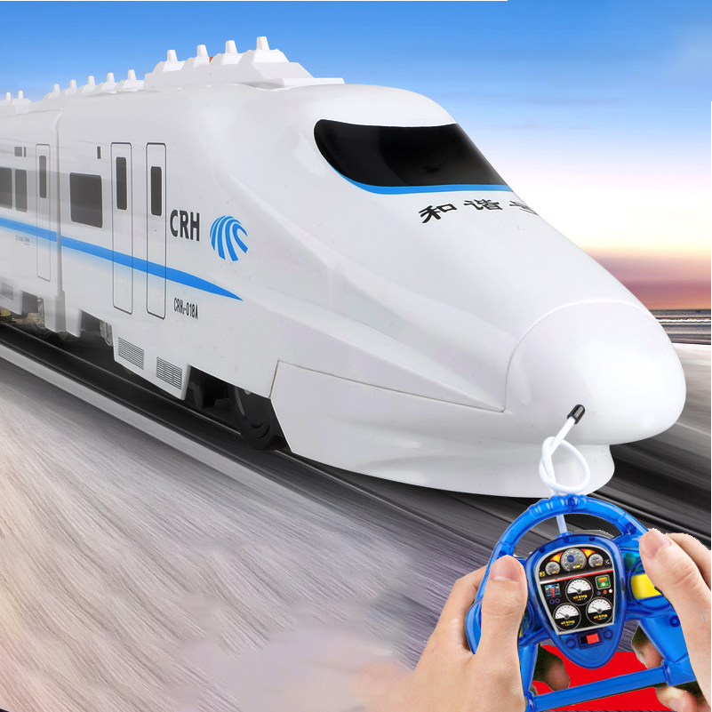 1 Сет 82cm CRH РК Воз Играчки Далечински Управувач Електричен Воз Кина Железничка со Голема брзина на Возовите Модел