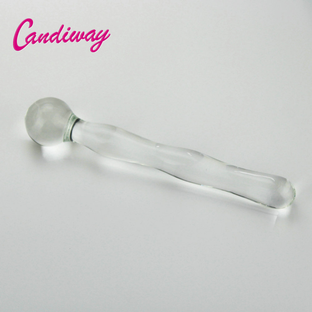 CandiWay стакло топката задник plug кристал дилдо Чиста pyrex поради донг стакло Анален Секс играчки за Возрасни производи