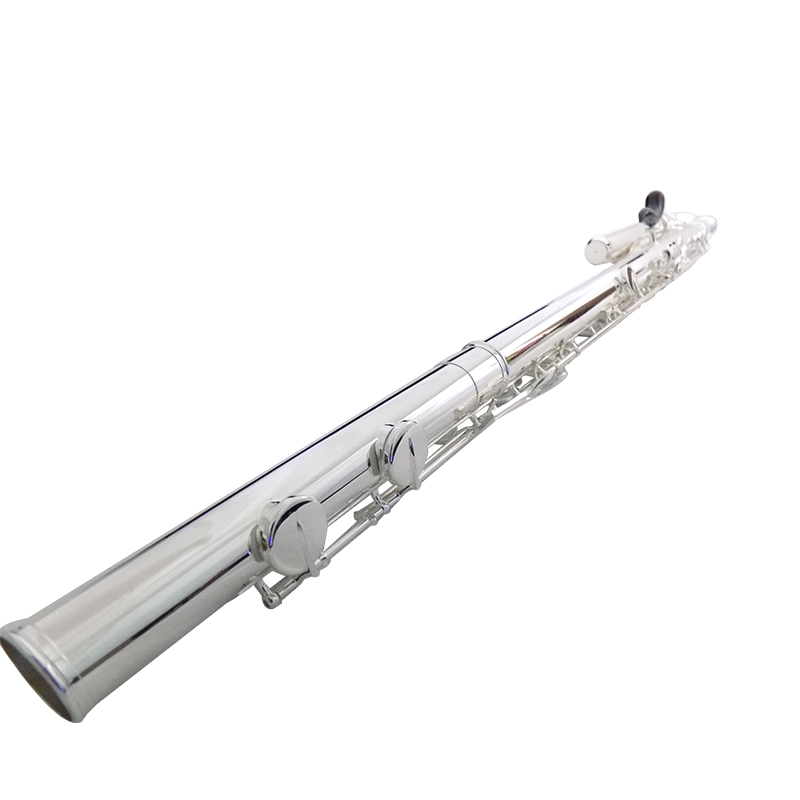SUERTE C Мелодија Бас Flute Затворени Дупки Cupronickel Телото Сребрени Обложено со Случајот Музички Инструменти Професионална